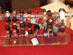 Bracelets en argent et pierre