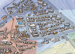 situation des locations Alpe d'Huez "Chavanu" ***