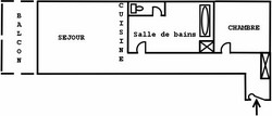 Appartement � louer � l'Alpe d'Huez 41m� - 5 personnes 