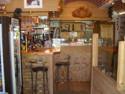 L'int�rieur du restaurant pizzeria "chez Luigi" -Alpe d'Huez